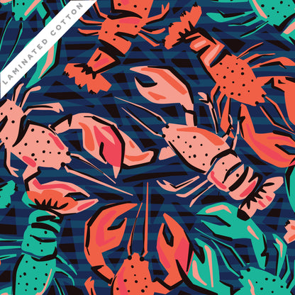 Lobster Party - Pip & Lo - Laminated Collective - Cloud9 Fabrics