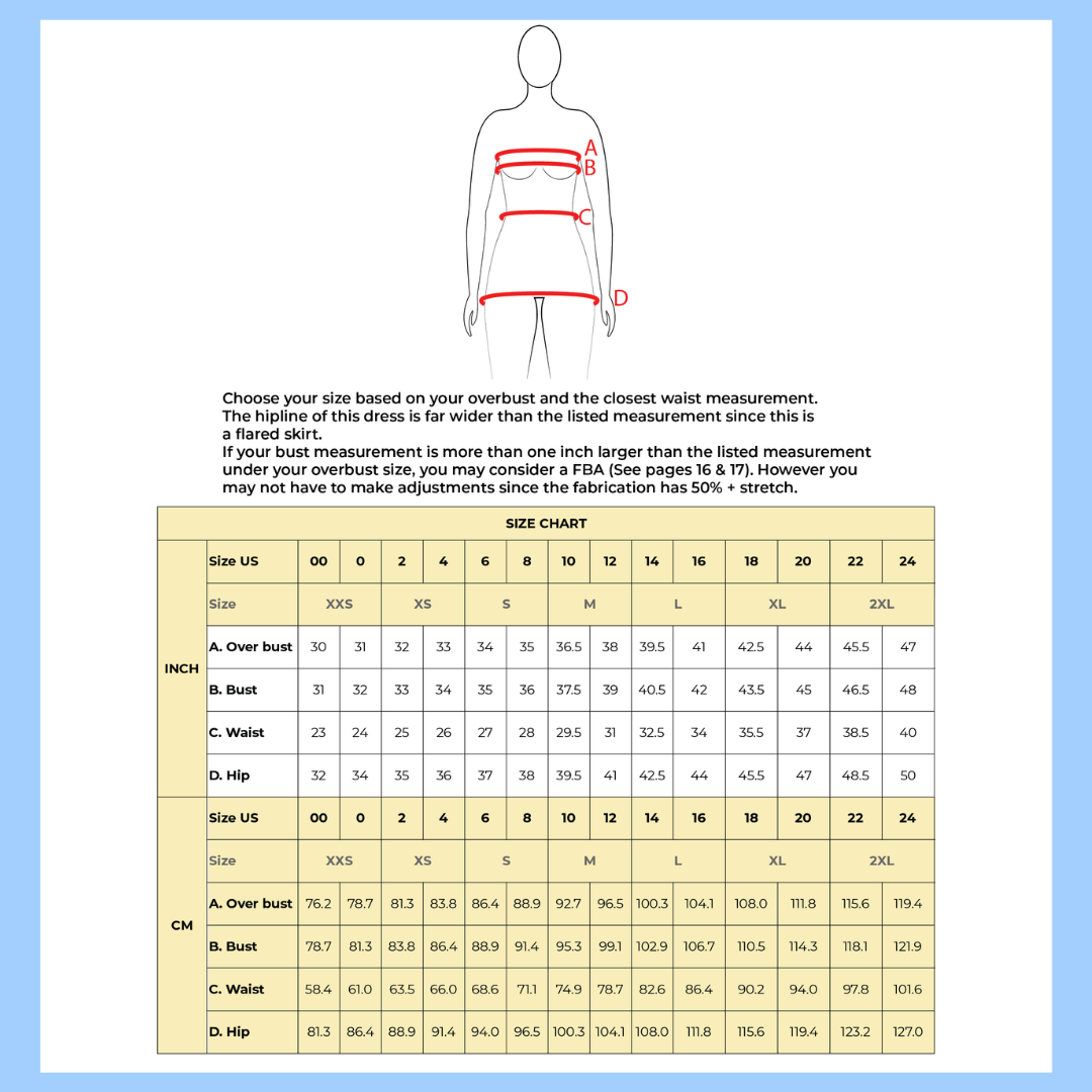 Celeste Frock PDF Pattern - Lydia Naomi