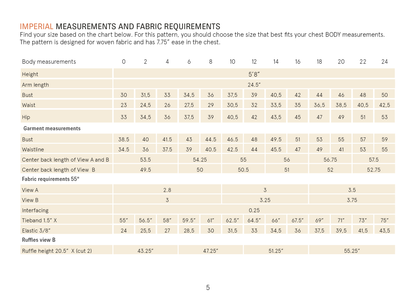 Abby Dress Paper Pattern - Wardrobe by Me