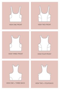 Axis Tank D/E Cup - Paper Sewing Pattern - Sophie Hines