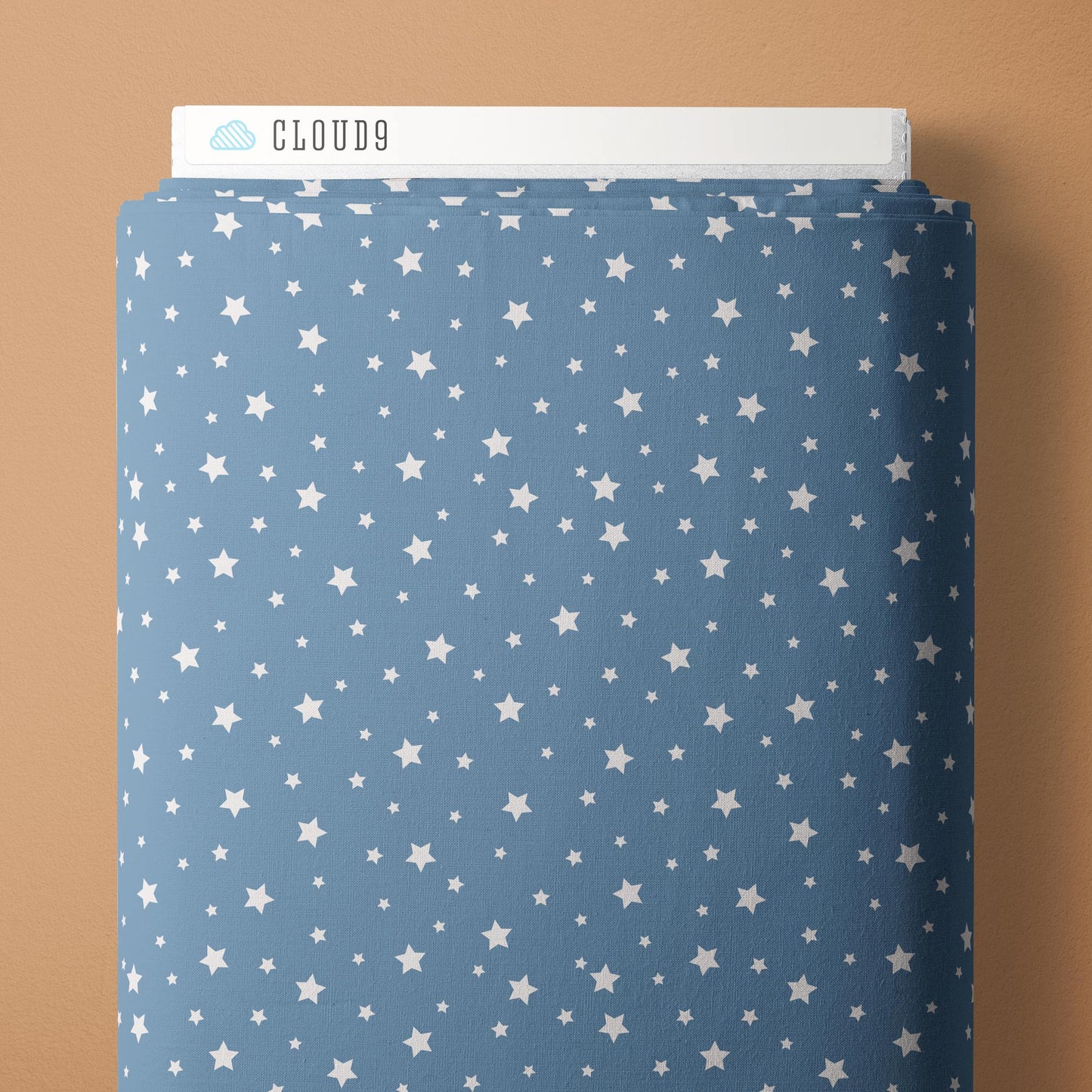 Under The Same Stars - Blue - Backwoods and Boots - Softly Studio - Cloud 9 Fabrics - Poplin