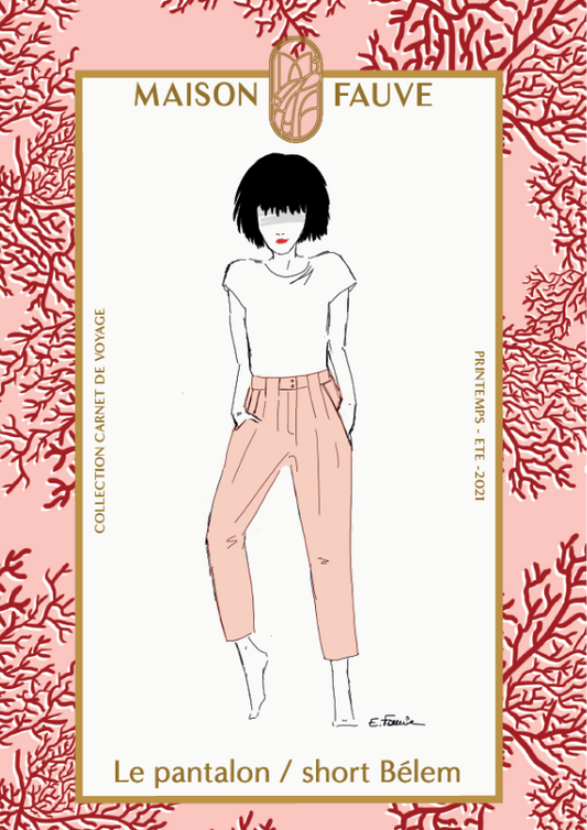 Belem Trousers Paper Sewing Pattern - Maison Fauve