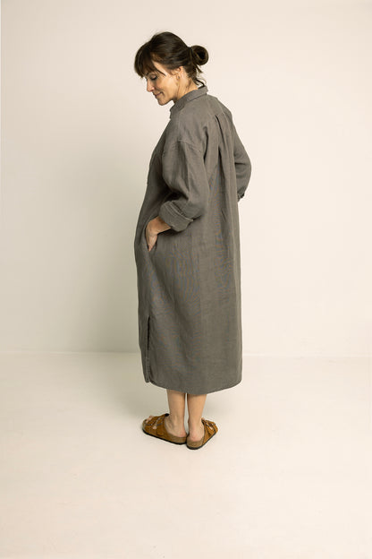 Big Shirt Dress Paper Pattern - Wardrobe by Me