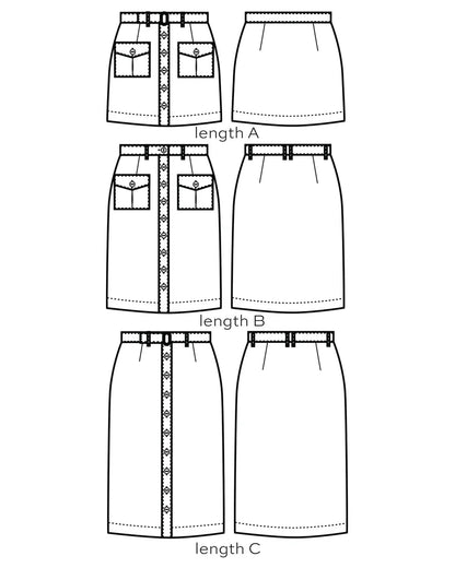 Blair Skirt Sewing Pattern - True Bias