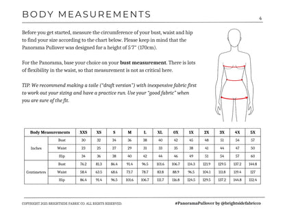 Panorama Pullover Sewing PDF Pattern - Brightside Fabric Co.