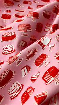 Bakery Cakes - Buttercream - Emily Taylor - Cloud 9 Fabrics - Poplin