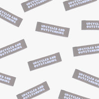 "UPCYCLED AND OUTSTANDING" Woven Label Pack - Kylie And The Machine