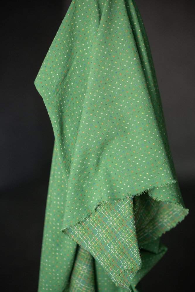 Green Bobbette Cross Indian Cotton - Merchant & Mills