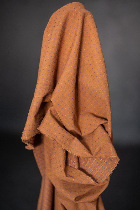 Rust Bobbette Cross Indian Cotton - Merchant & Mills