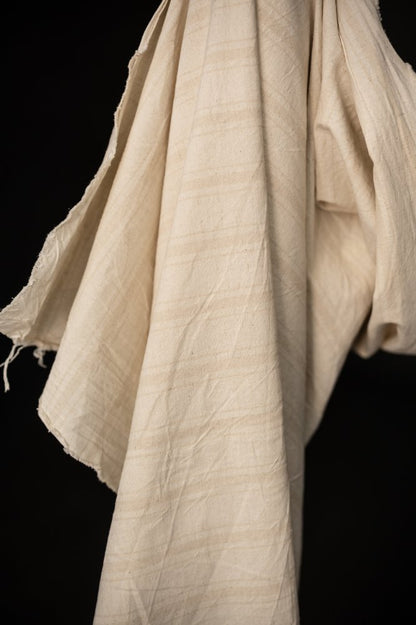 Clotted Cream Swedish Stripe Cotton/Linen - Studio Faeger x Merchant & Mills
