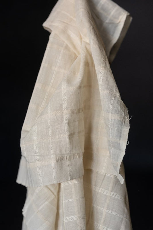 Diamond Check Natural Indian Cotton - Merchant & Mills