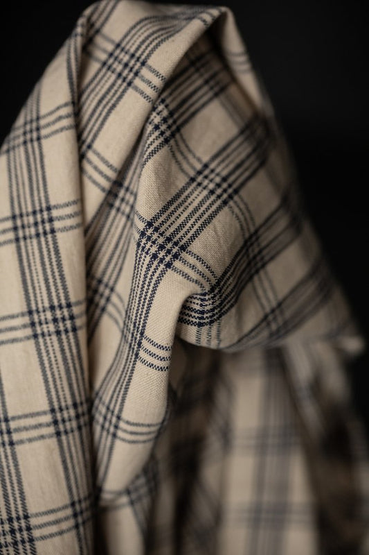 Freddie Check Handwoven Indian Cotton - Merchant & Mills
