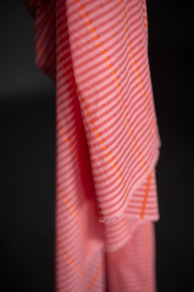Pink Lumiere Indian Striped Cotton - Merchant & Mills