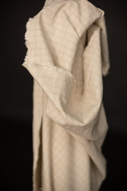 Milled Oat Kelsch Check Cotton/Linen - Studio Faeger x Merchant & Mills