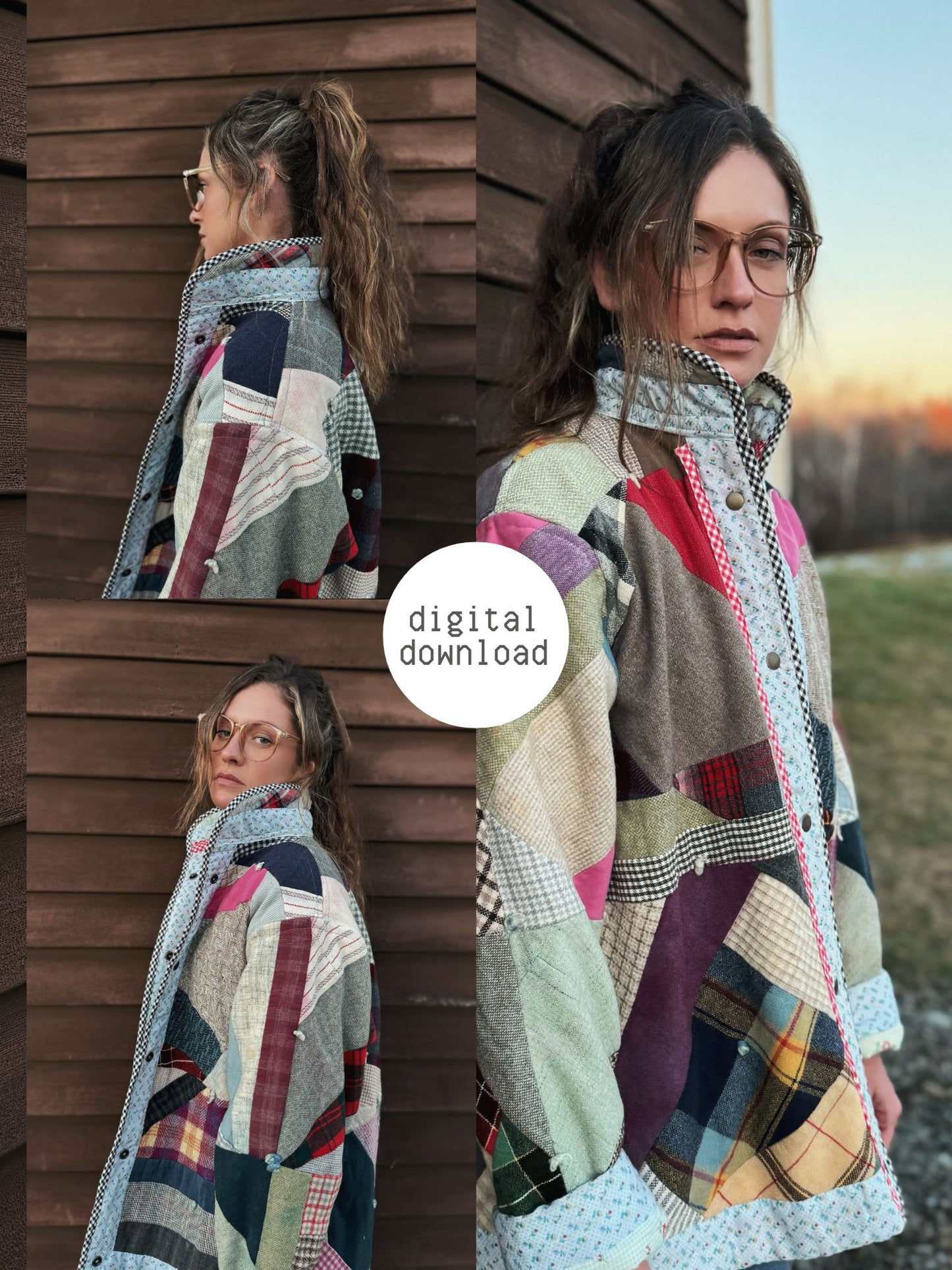 Coat - PDF Pattern - Hot Girl Quilting