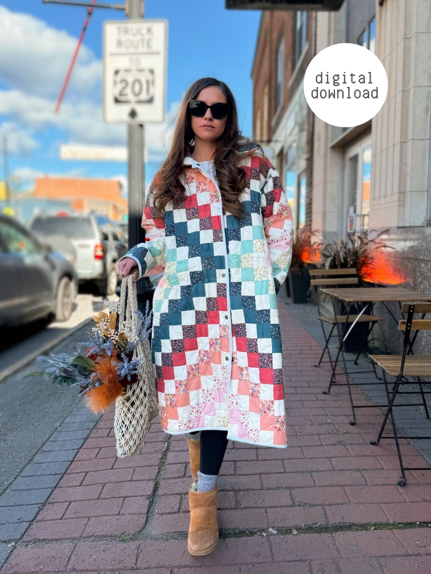 Coat - PDF Pattern - Hot Girl Quilting