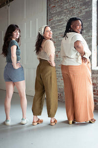 Chantrelle Pants & Shorts Paper Pattern - Sew Liberated (2 size options)