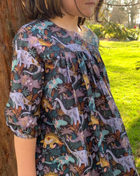 Zara Smock Dress - Kids Paper Sewing Pattern - Two Stitches Patterns