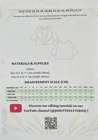 Emma - Womens Jacket - Josette Patterns