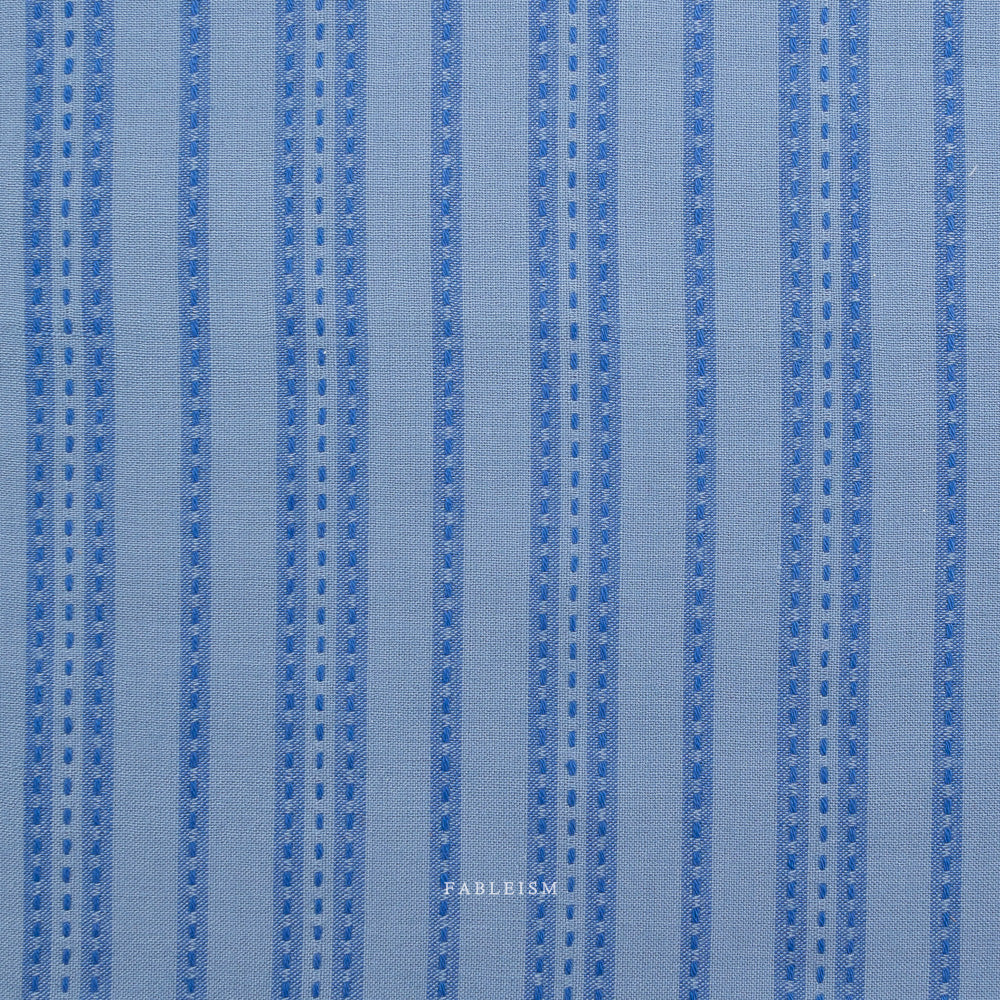 Stitch Stripe - Blue - Fine & Dandy - Fableism Supply Co.