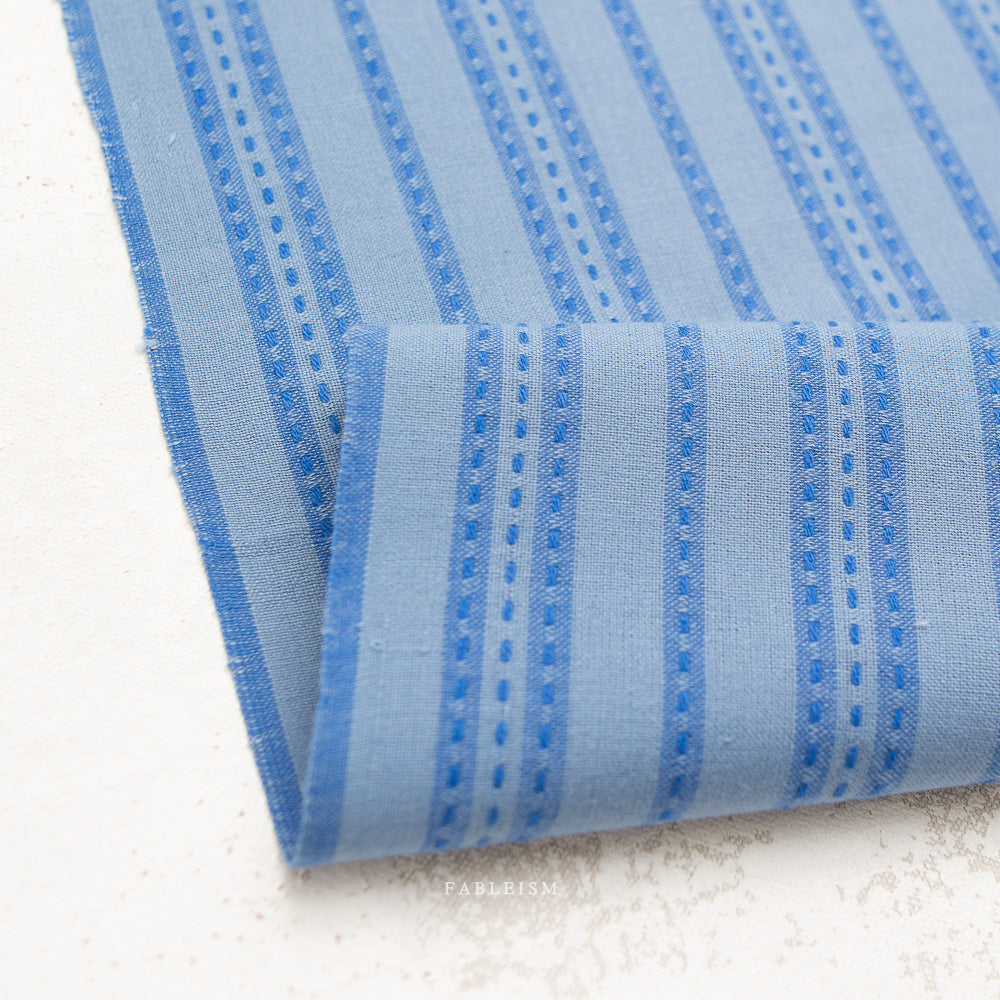 Stitch Stripe - Blue - Fine & Dandy - Fableism Supply Co.