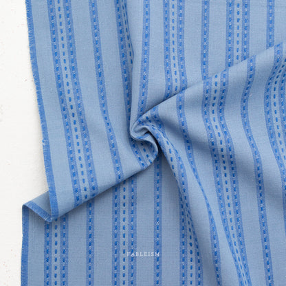 Stitch Stripe - Blue - Fine & Dandy - Fableism Supply Co.