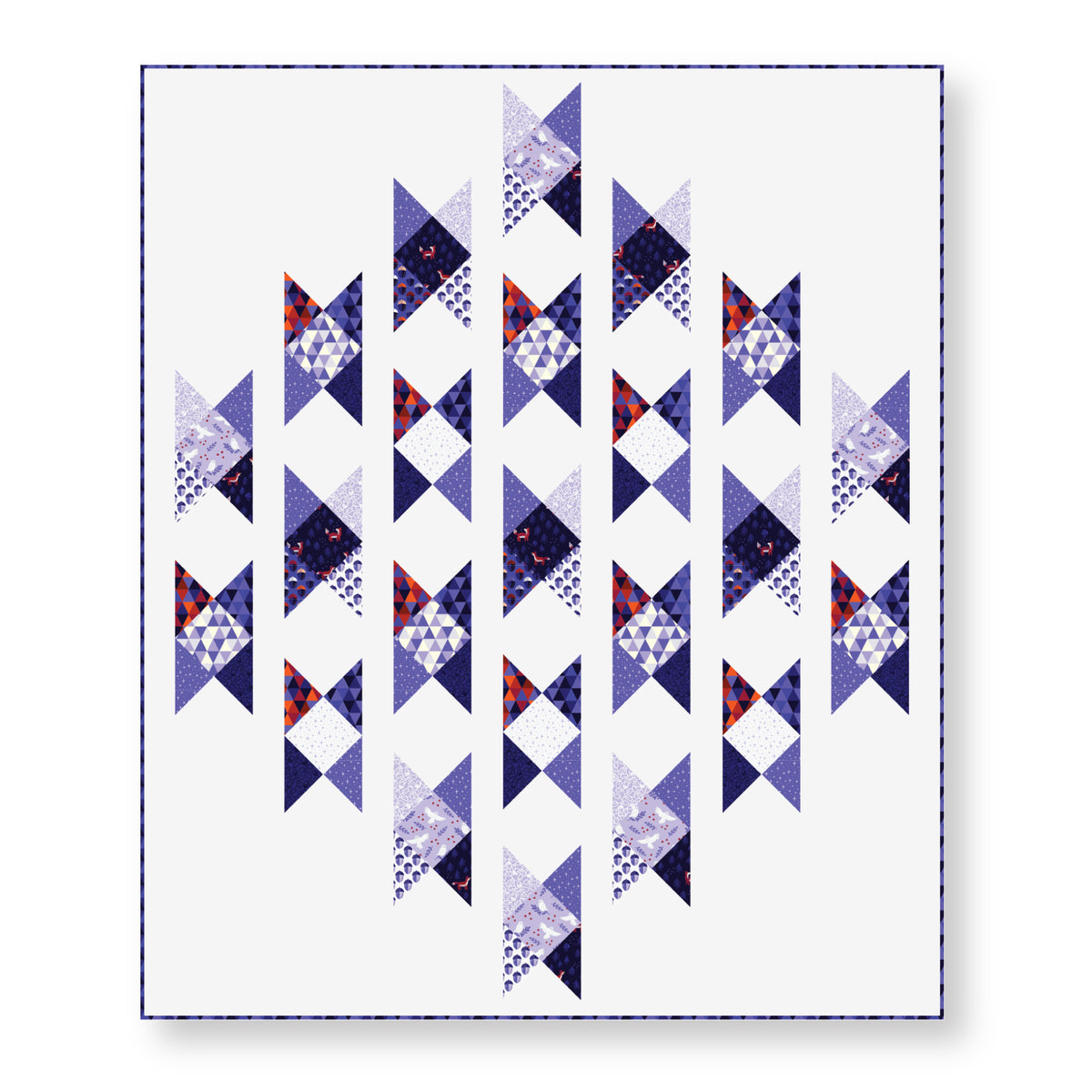 Little Fox - Red - Jojulein Design - Foxwood - Cloud 9 Fabrics - Organic Cotton Poplin