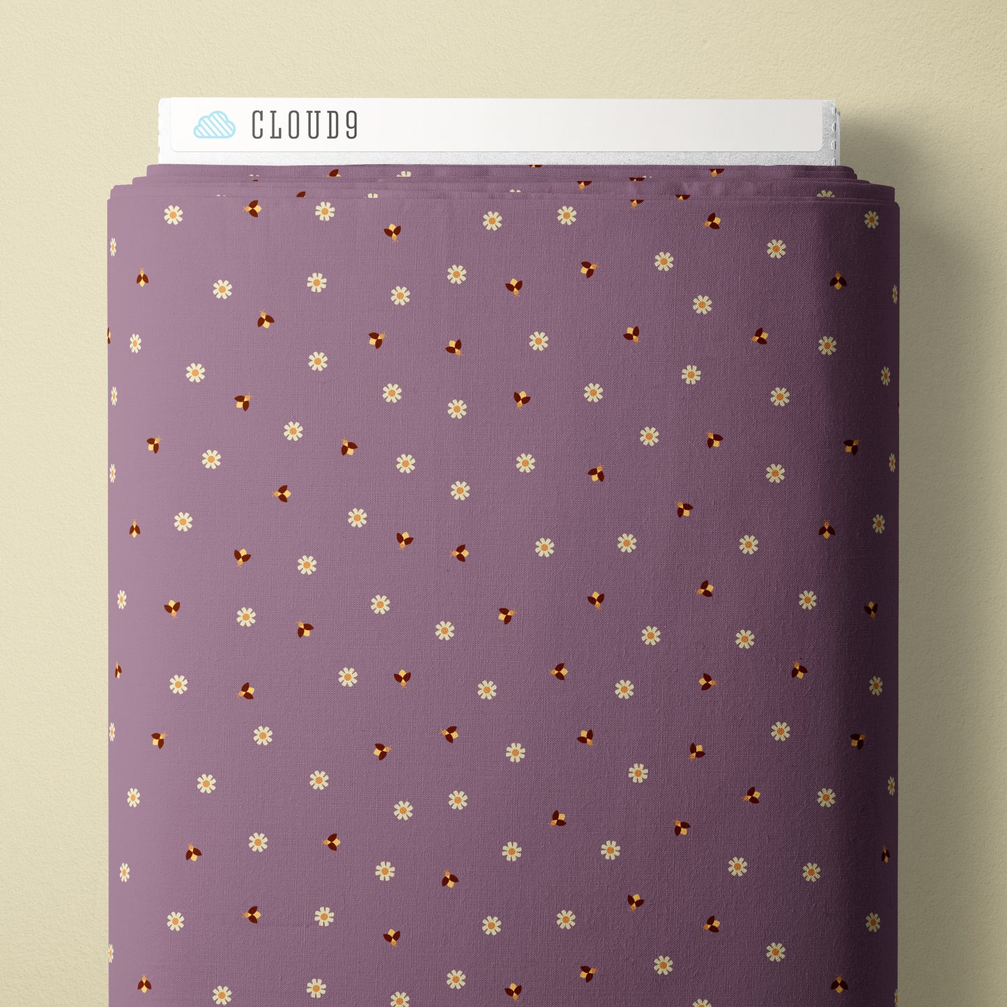 Firefly Twilight - Grape - Firefly Moon - Leah Duncan - Cloud 9 Fabrics - Poplin