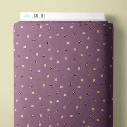 Firefly Twilight - Grape - Firefly Moon - Leah Duncan - Cloud 9 Fabrics - Poplin