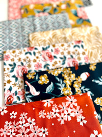 Fleurs Tournants - Flower Garden - Hang Tight Studio - Cloud 9 Fabrics - Poplin