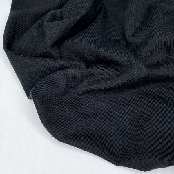Cotton/TENCEL™ Modal Spandex Jersey - Black