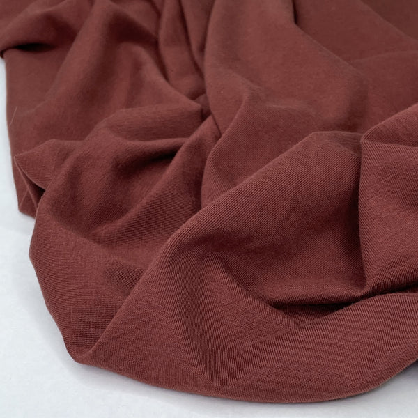Cotton/TENCEL™ Modal Spandex Jersey - Chestnut