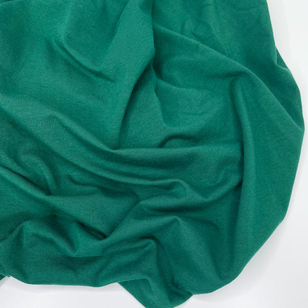 Cotton/TENCEL™ Modal Spandex Jersey - Dark Emerald