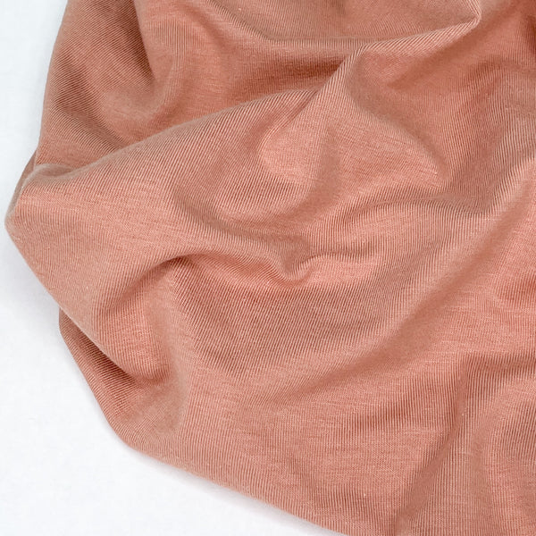 Cotton/TENCEL™ Modal Spandex Jersey - Peach