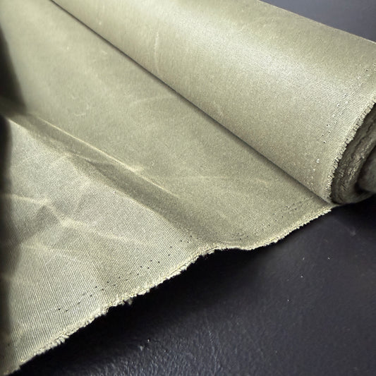 Bees Waxed 100% Cotton Canvas 8 oz. - Olive Green