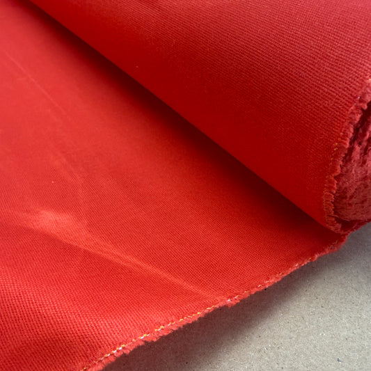 Bees Waxed 100% Cotton Canvas 8 oz. - Tomato Red