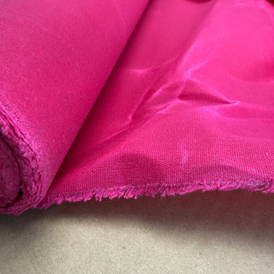 Bees Waxed 100% Cotton Canvas 10 oz - Rasberry