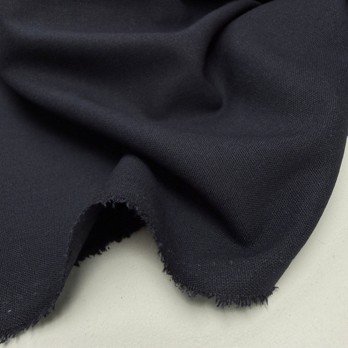 Linen + Viscose + Poly Mix - Deep Navy