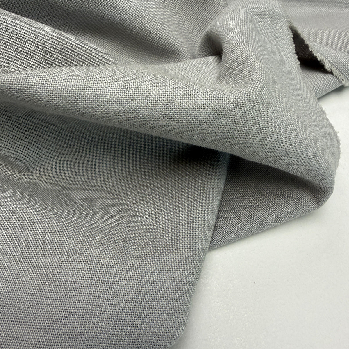 Linen + Viscose + Poly Mix - Pewter