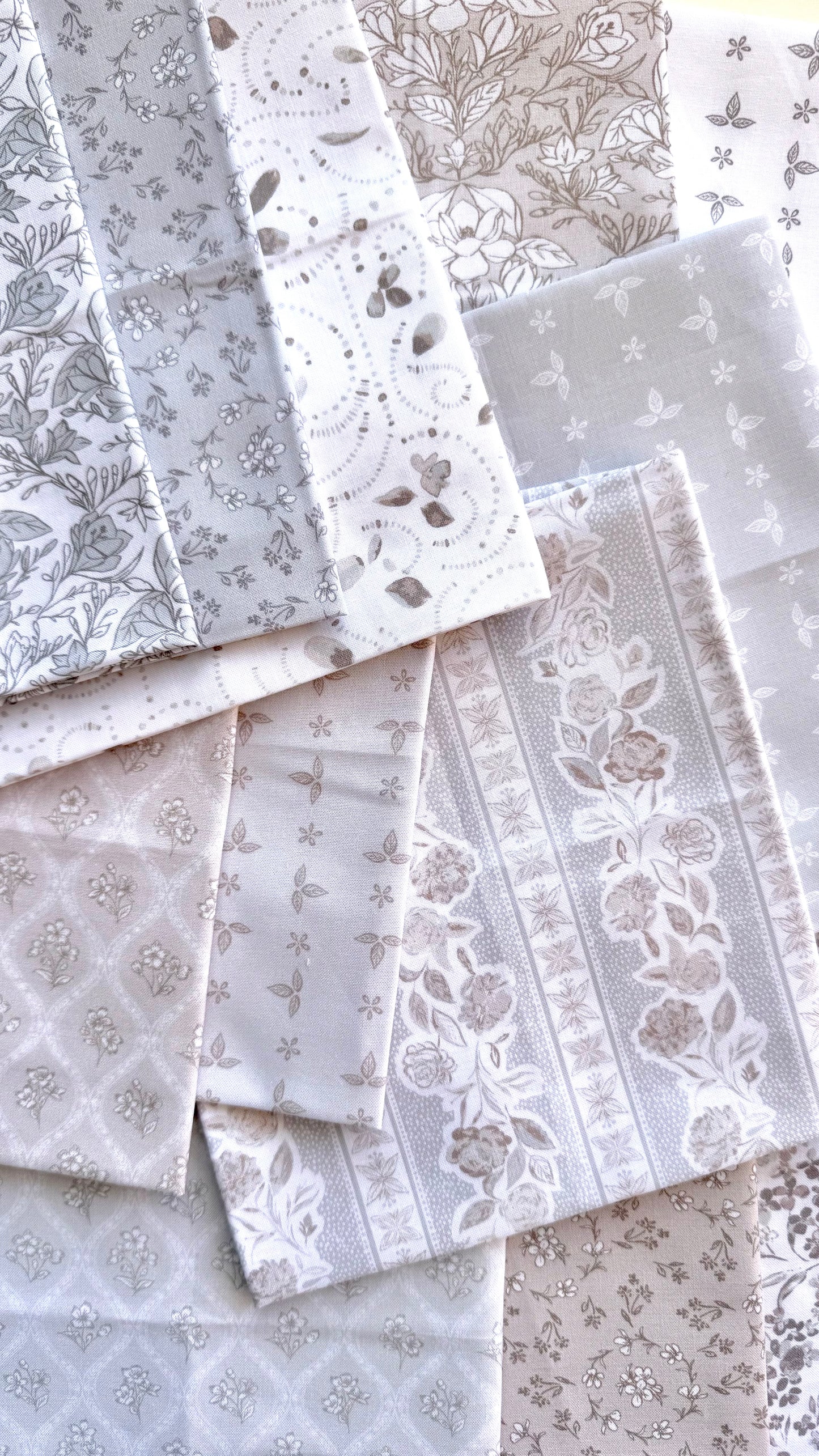 Alyssum Harmony Ring - Gentle Whispers - Trisha Patel - Cloud 9 Fabrics - Poplin