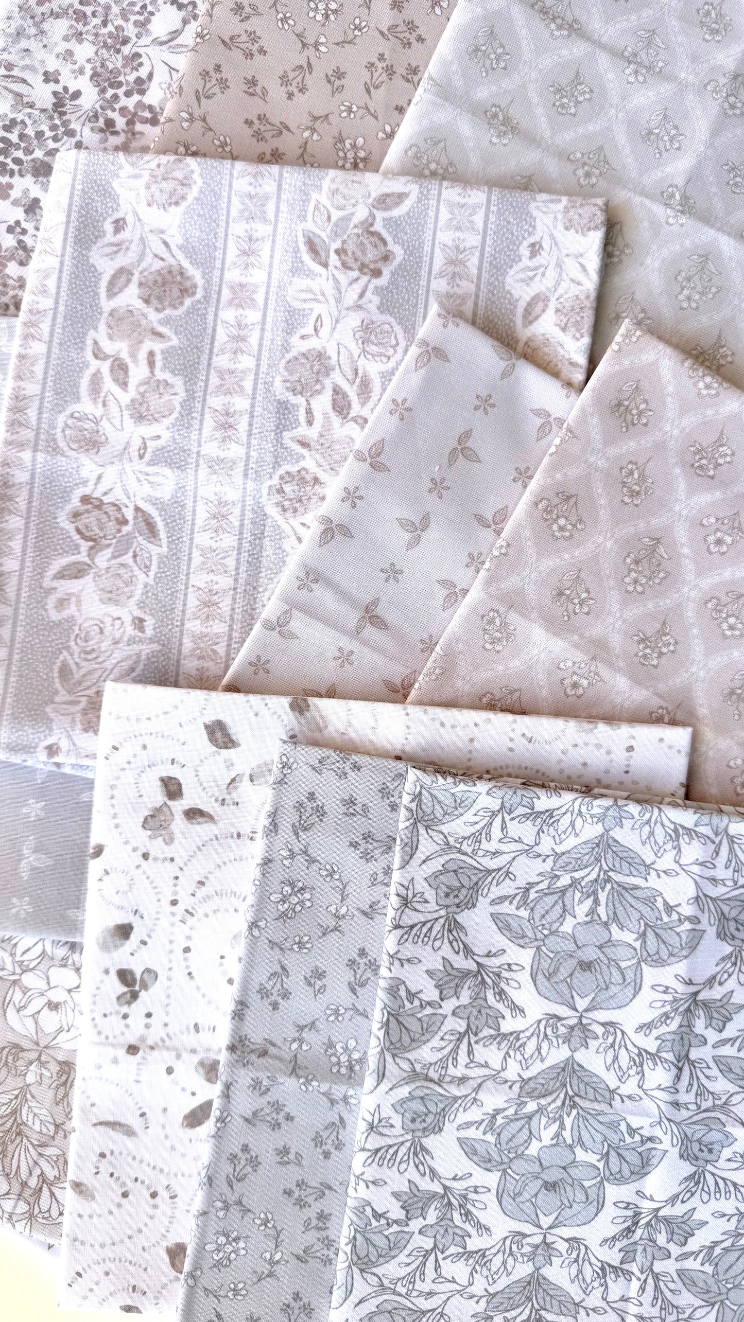 Alyssum Harmony Ring - Gentle Whispers - Trisha Patel - Cloud 9 Fabrics - Poplin