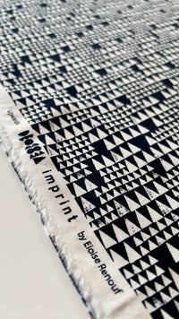 Upwards - Black - Imprint - Eloise Renouf - Cloud 9 Fabrics - Poplin