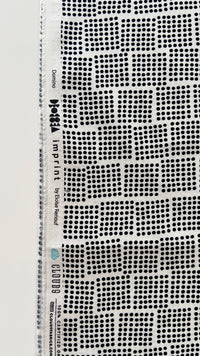 Domino - Black - Imprint - Eloise Renouf - Cloud 9 Fabrics - Poplin