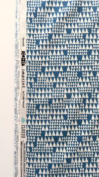 Upwards - Blue - Imprint - Eloise Renouf - Cloud 9 Fabrics - Poplin