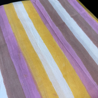 Spring Layers  - Bagru Indian Cotton Block Print