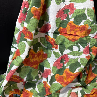 Garden Party - Bagru Indian Cotton Block Print