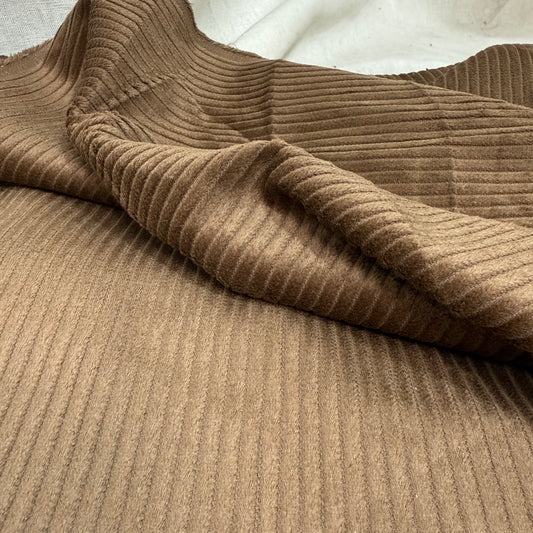 Organic Cotton 4.5 Wale Jumbo Corduroy - Hazelnut