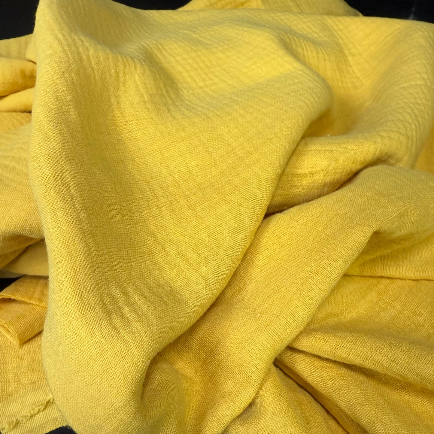 Organic Cotton Double Gauze - Sunflower