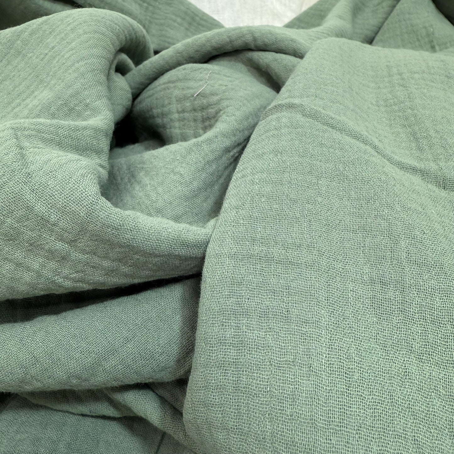 Organic Cotton Double Gauze - Fern Whisper