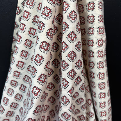 Gulab Jaal - Bagru Indian Cotton Block Print